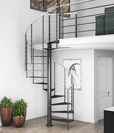 all metal spiral stair kit