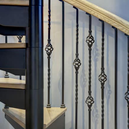 iron spiral staircase decorative