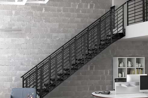 Toronto Custom Metal Railings, Stairs, Bars Grills Photo Gallery | Railing design, Metal stair railing, Stair railing design